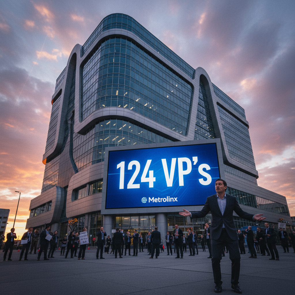 Metrolinx has 124 VPs. Are you kidding me?