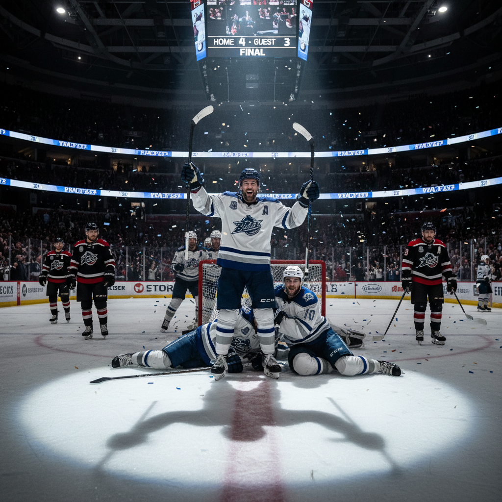 Your Blades just pulled off a wild 4-3 comeback. How'd they do it?
