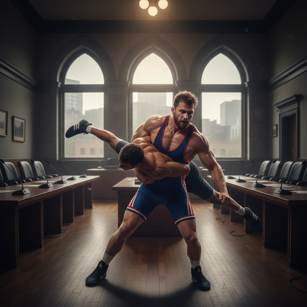 Your Abbotsford council might get an Olympic wrestler.