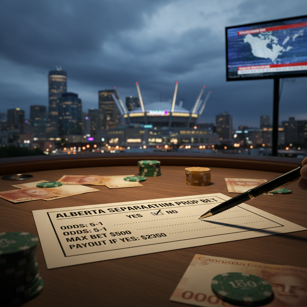 You can now bet on Alberta separatism. Seriously, Calgary.