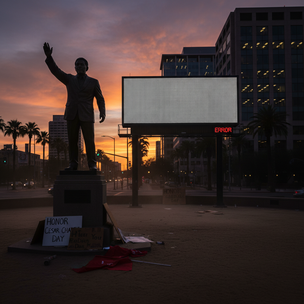 Phoenix, did they really just erase Cesar Chavez Day?