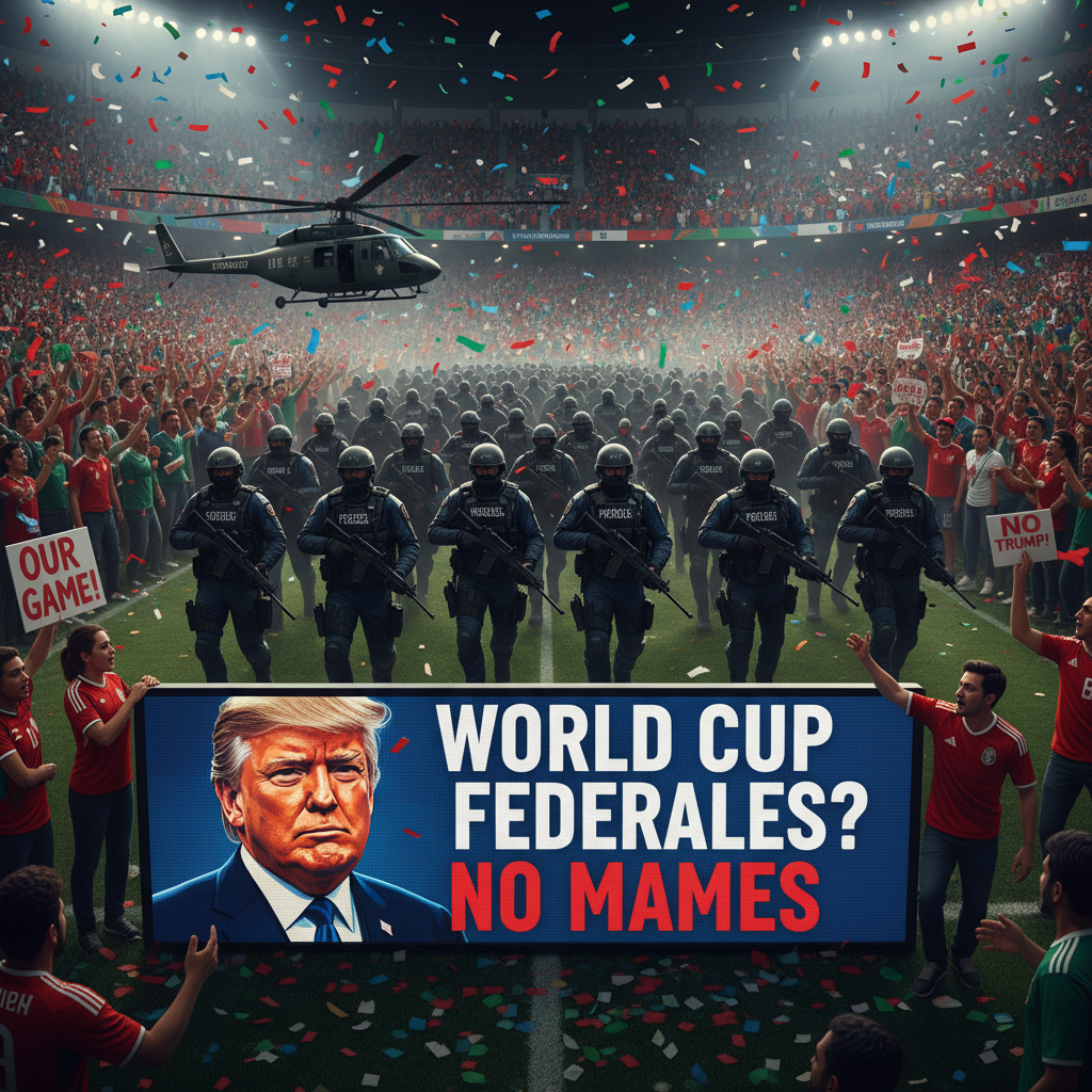 Trump wants to send *federales* to your World Cup? No mames.