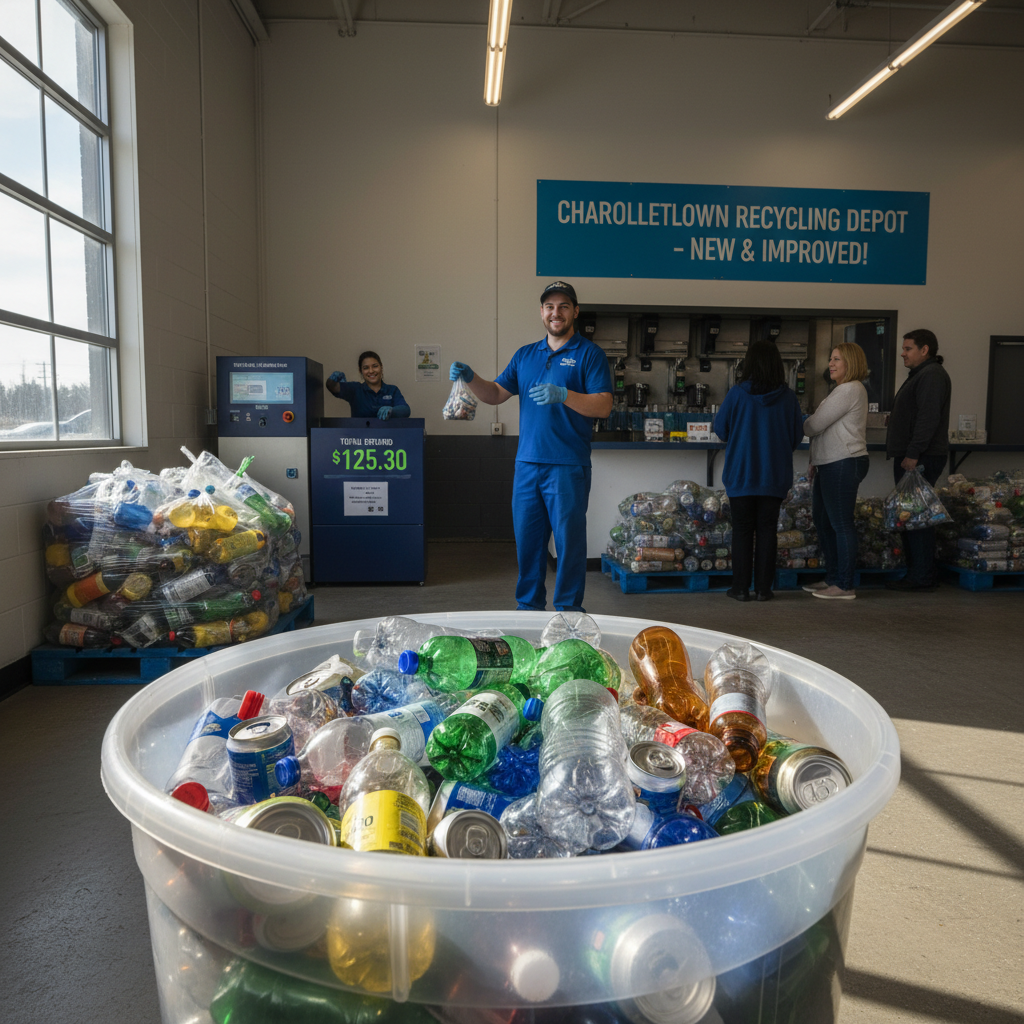 Charlottetown's bottle deposits are finally making sense!