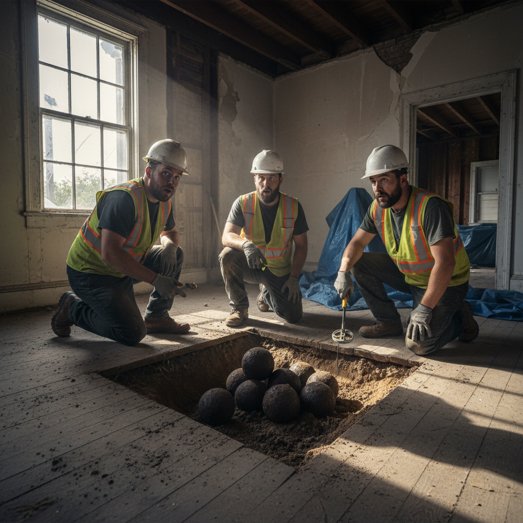 Your Placentia reno just found real cannonballs, b'y!