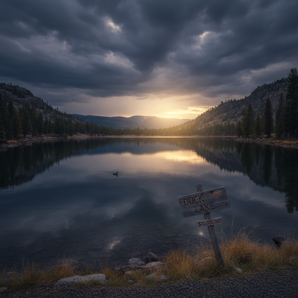Duck Lake tried selling its name for $10M and got zero bids.