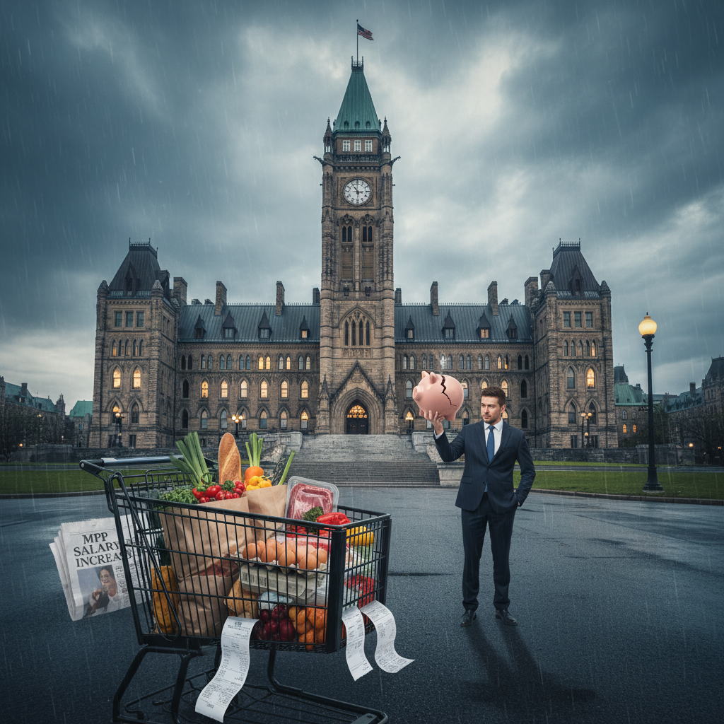 Did your MPP just get a raise while your groceries go up?