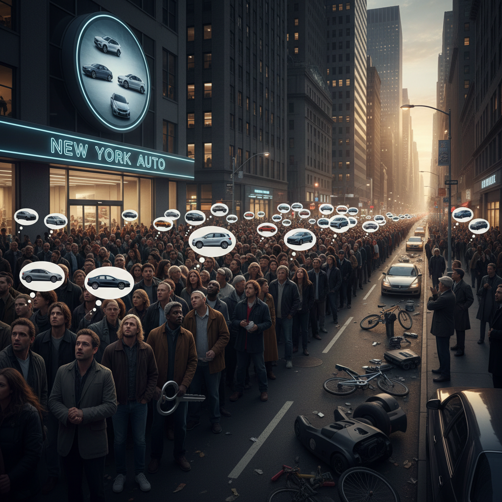 You won't believe how many New Yorkers want a new car.
