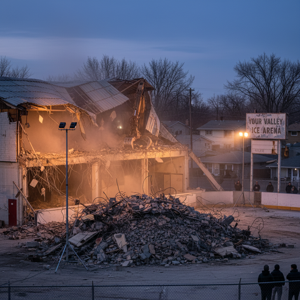 Your Valley ice rink is getting demolished. Are you okay with that?