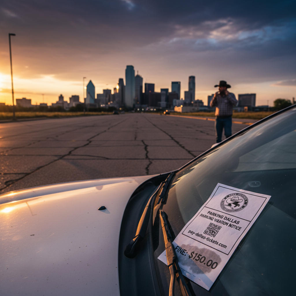 That Dallas parking ticket on your car might be a scam, y'all!