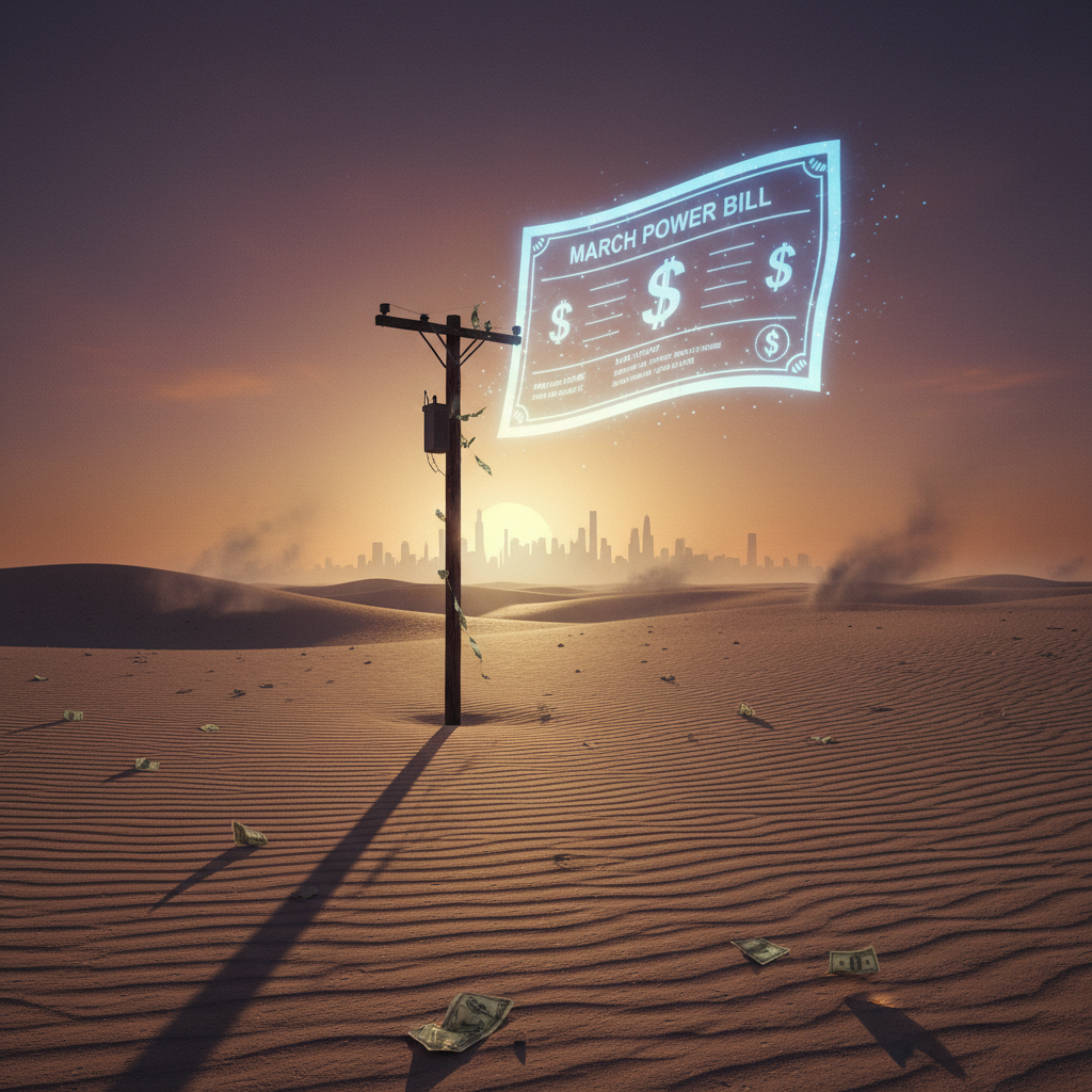 Your March power bill is a desert mirage.