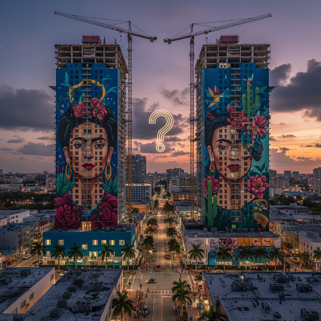They're building two Frida Kahlo towers in Wynwood. Are you serious?