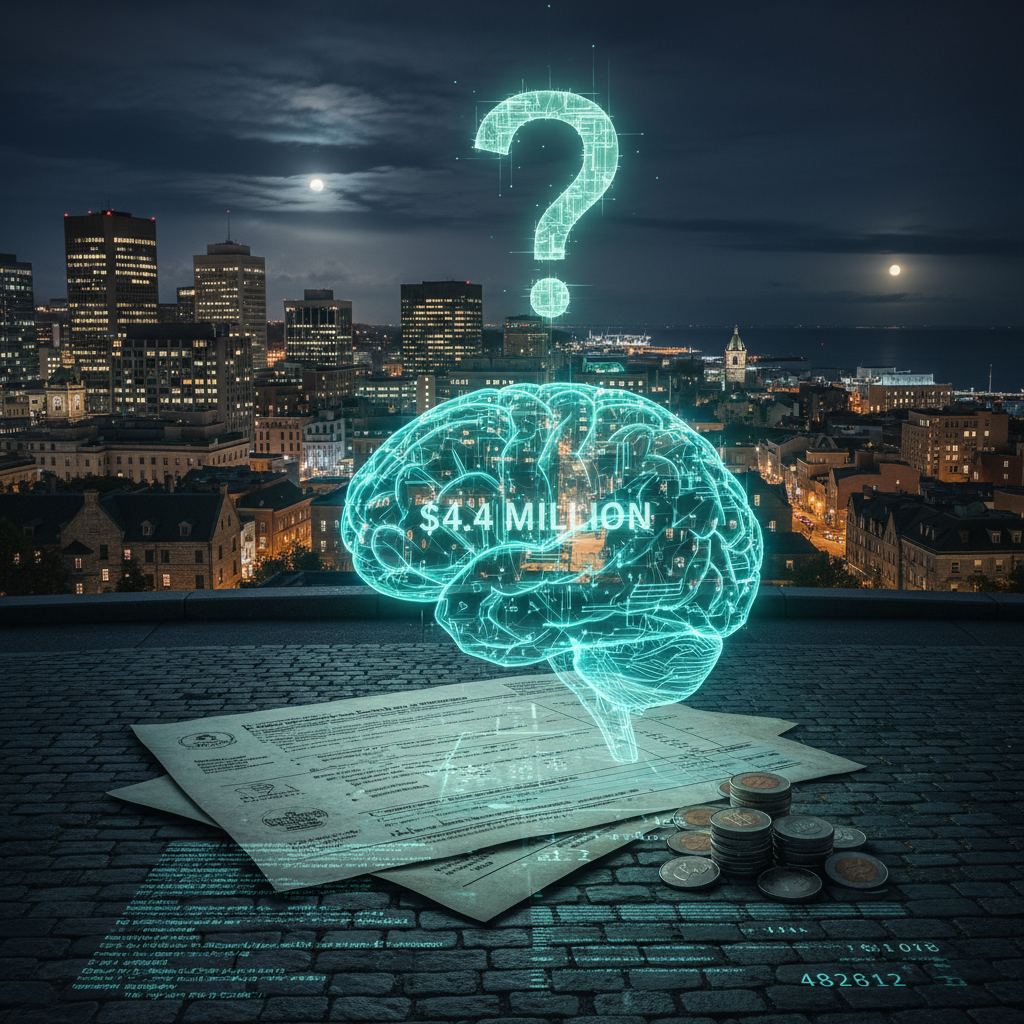 Nova Scotia spent $4.4M on AI. Your taxes are doing *what*?