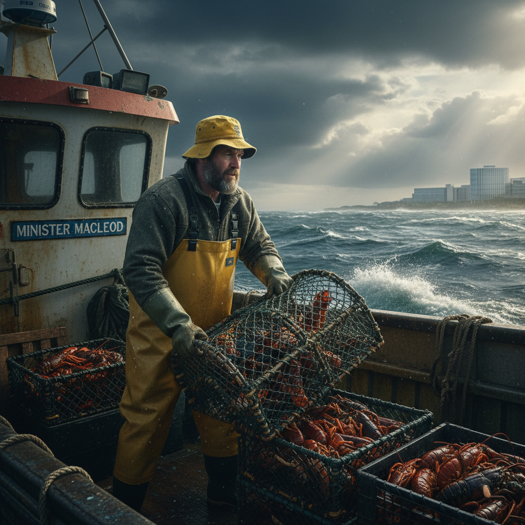 Your Transportation Minister is still out lobster fishing. What?