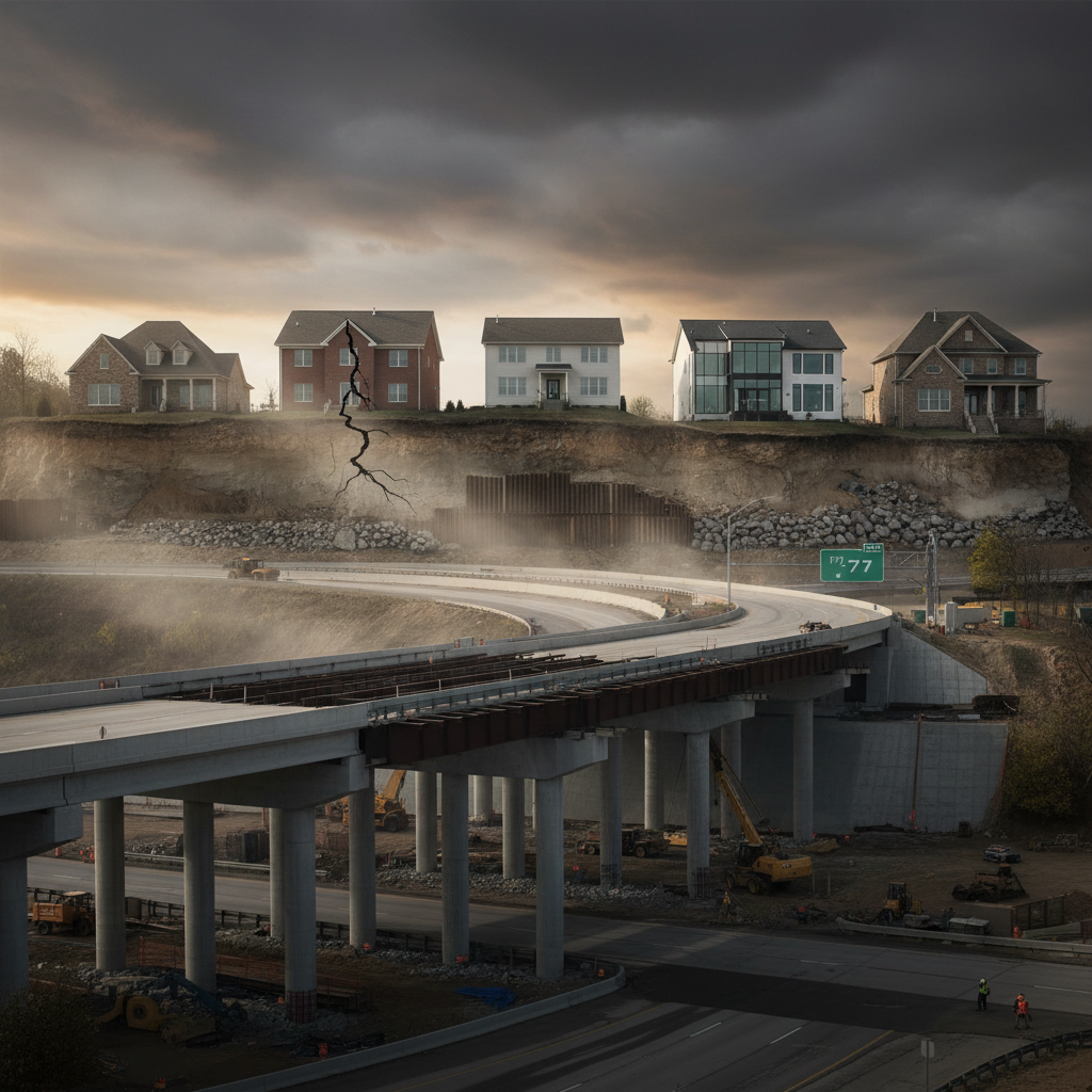 I-77 is sparing six Charlotte homes. Is yours safe?