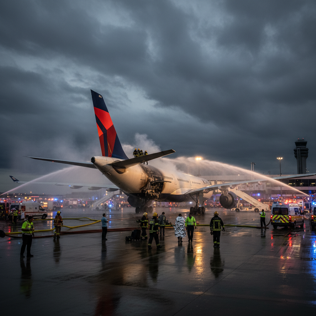 Did you hear about the Delta flight to Amsterdam? So scary.