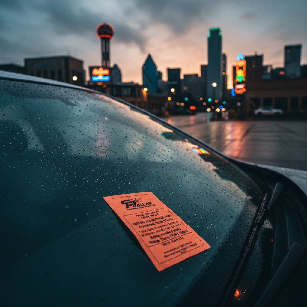 A fake parking ticket just hit Dallas. Don't fall for it.