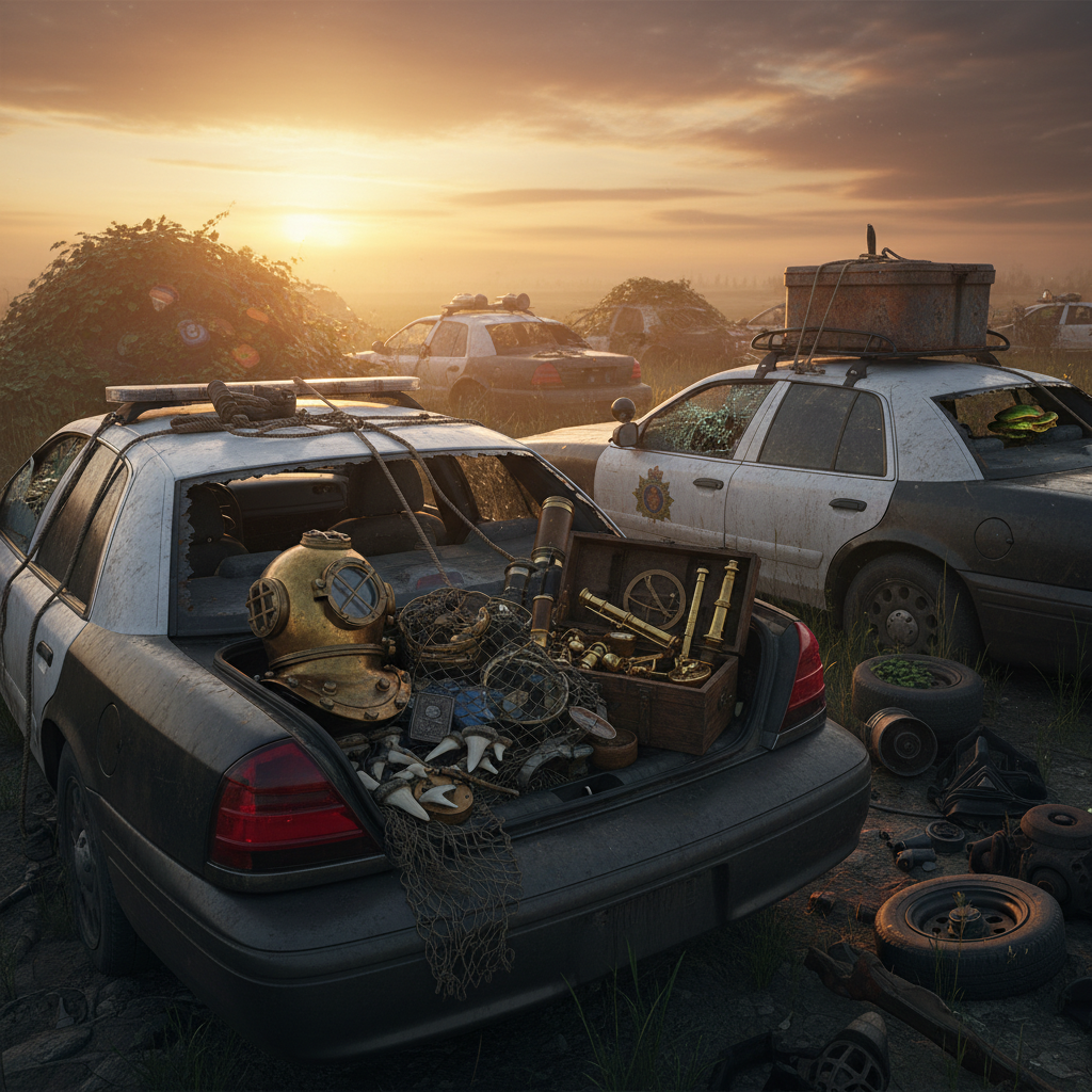You won't believe what they found in those RCMP cars.