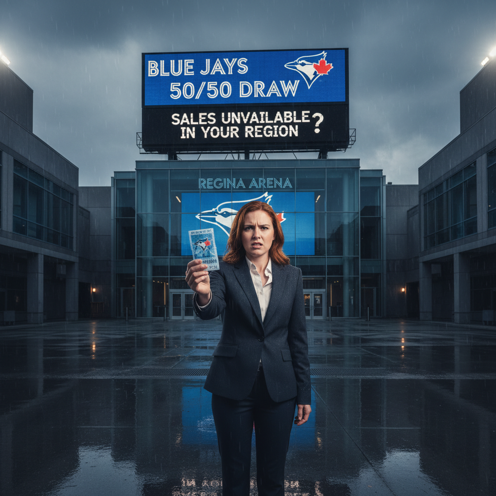 Regina, why can't we buy Jays 50/50 tickets?
