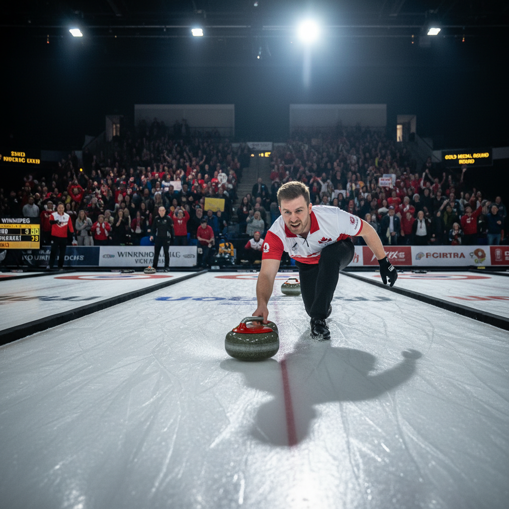 Winnipeg's Matt Dunstone is going for gold, hey!