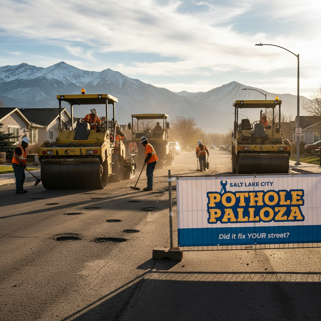 Salt Lake City's "Pothole Palooza" is back. Did it fix your street?