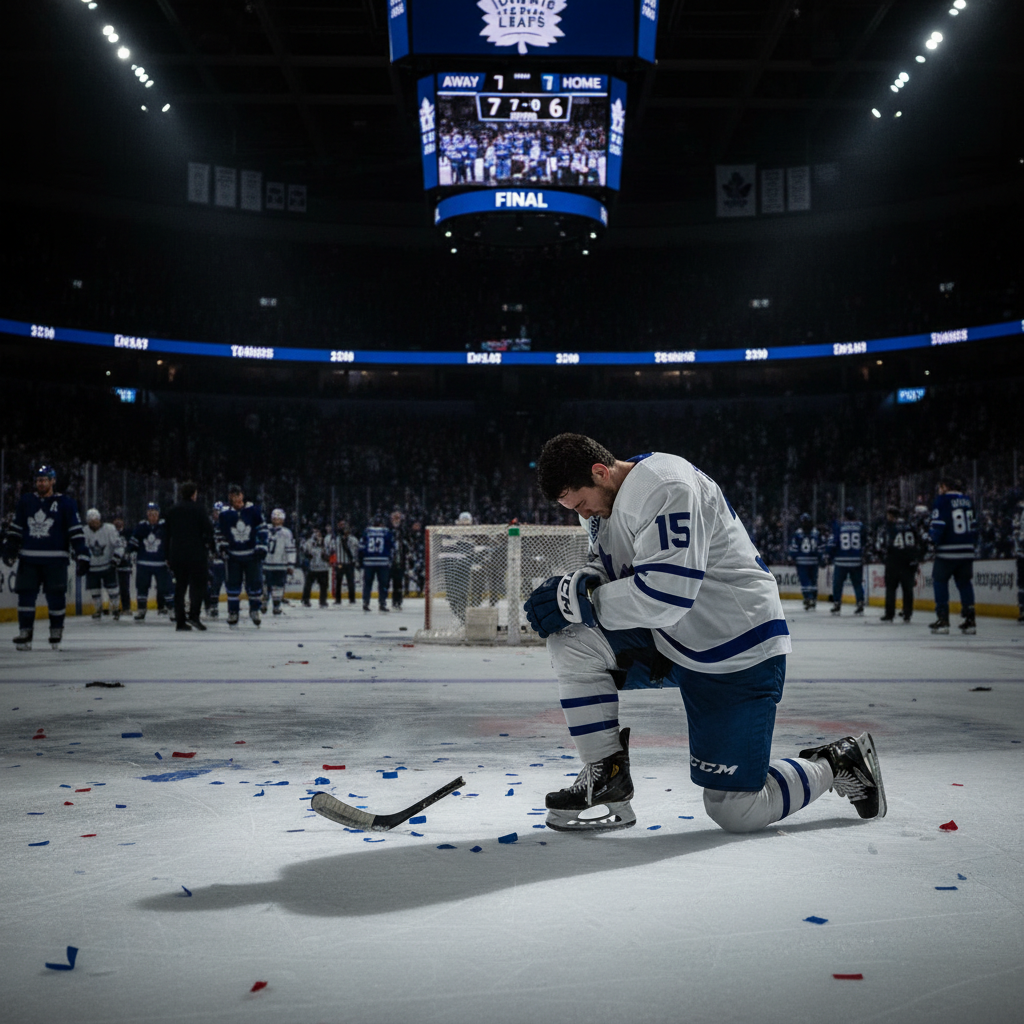 Your Leafs just lost 7-6 and it's a familiar story