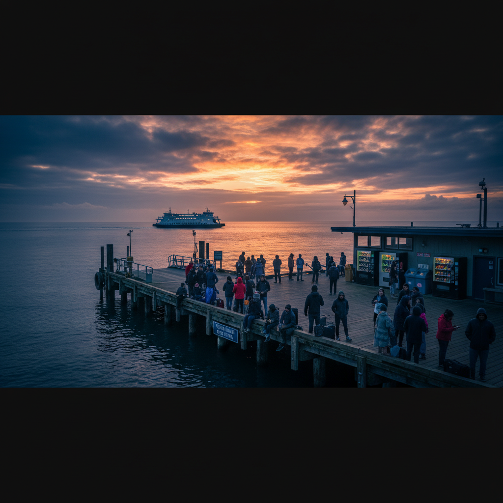 Your ferry just left passengers stranded on Texada Island all night.