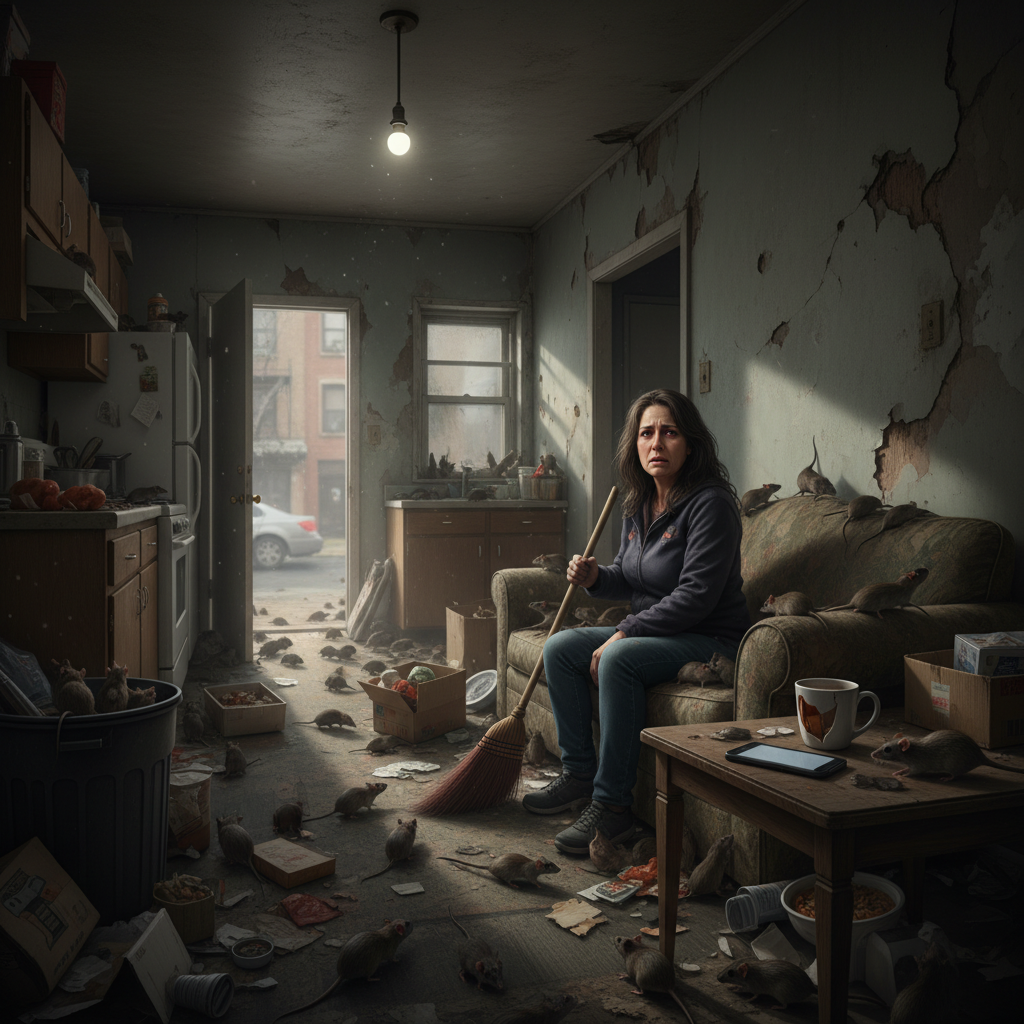 Rats are taking over her Bronx apartment and the city is ghosting her