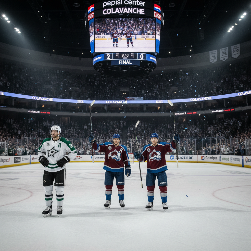 The Avs just blanked Dallas 2-0. Does this mean home ice?