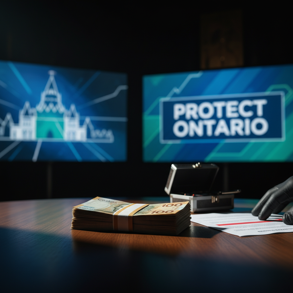 Your money for "Protect Ontario" ads is a secret. What gives?