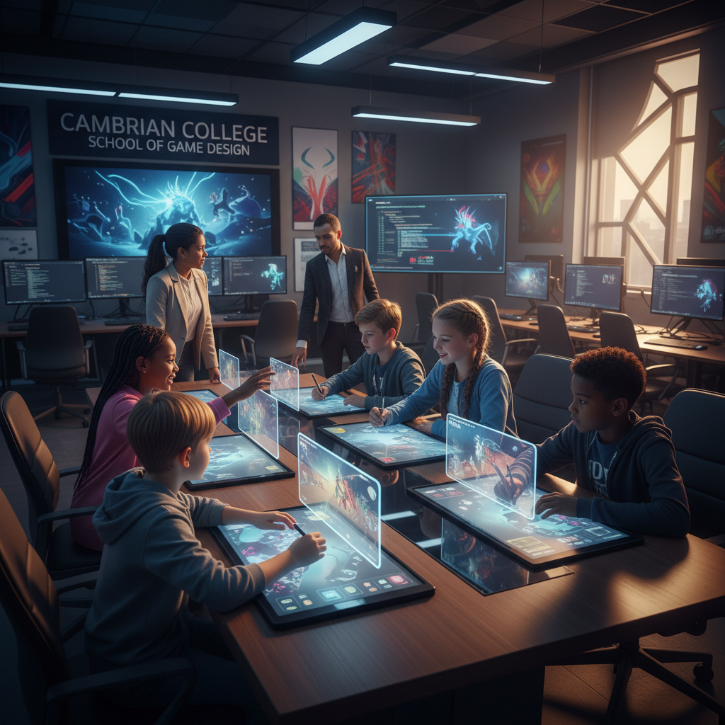 Your kids could design the next big video game at Cambrian College