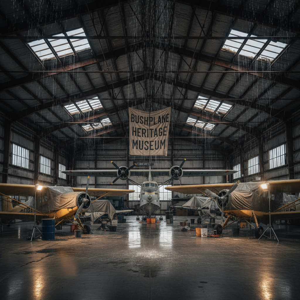 Your Bushplane Museum needs $2.5 million for its leaky roof.