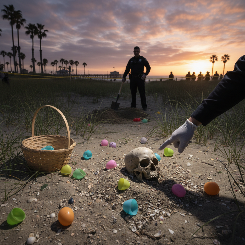 Your Long Beach Easter egg hunt just found a human skull.