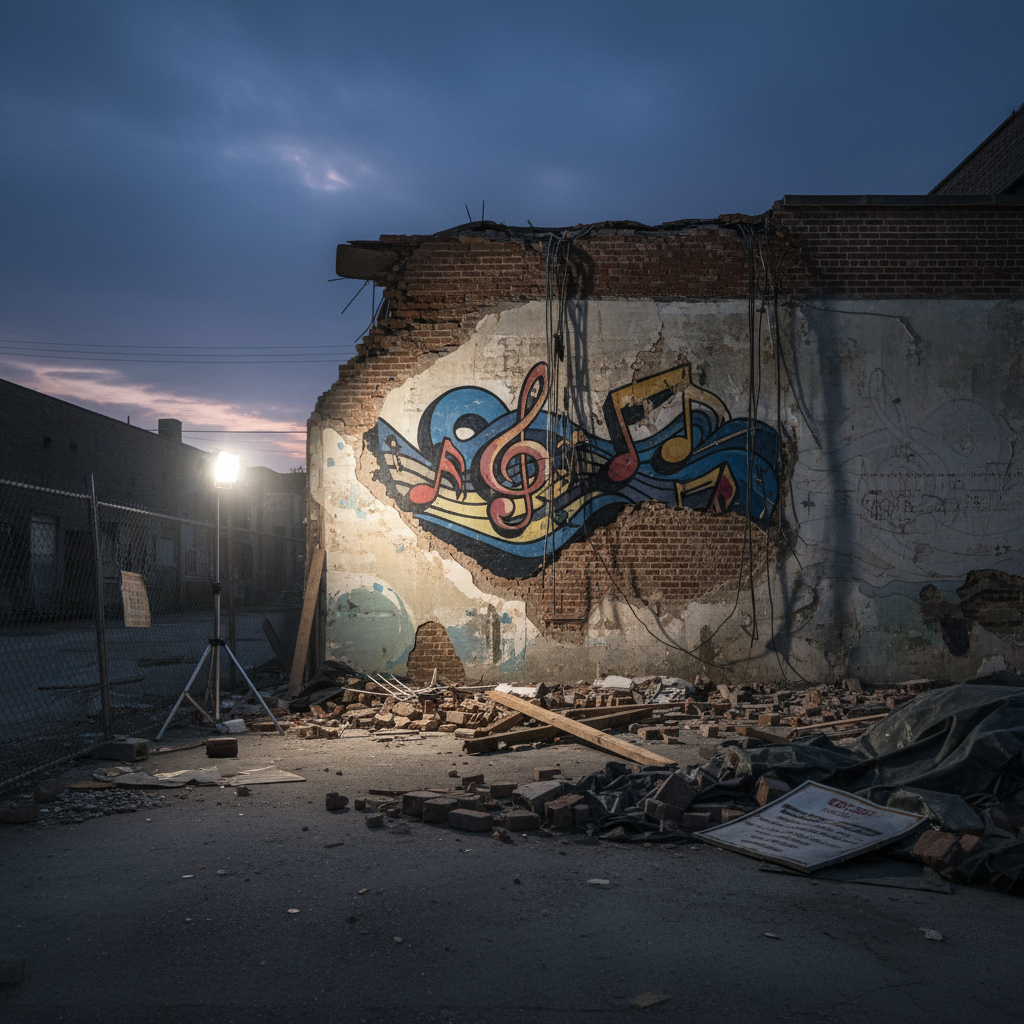 Your OST mural is GONE. No warning, Houston.