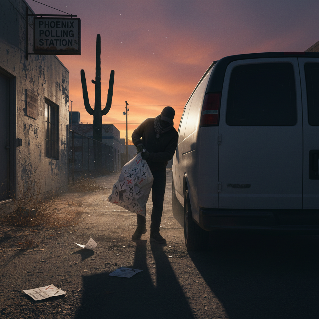 Guess who's "harvesting" ballots now in Phoenix?