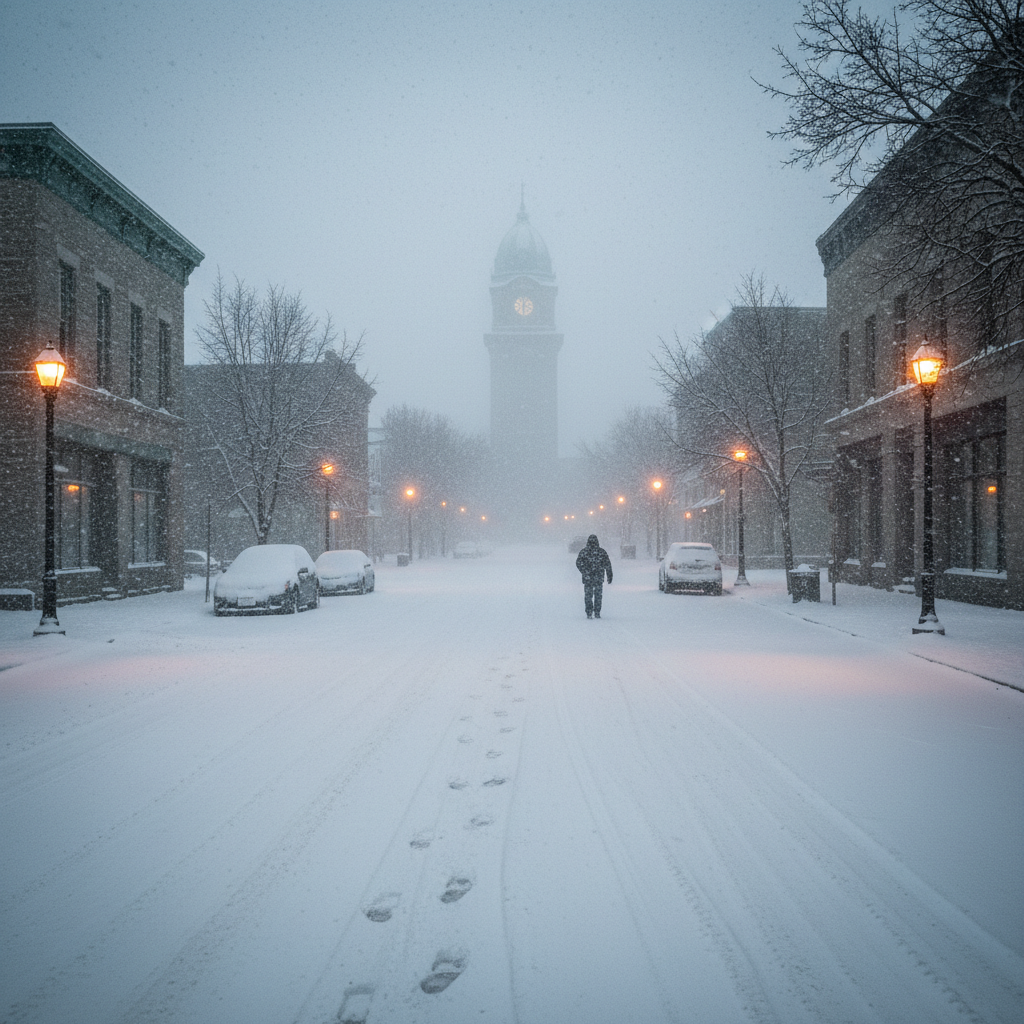 Selkirk, your April just got buried under 20 cm of snow.