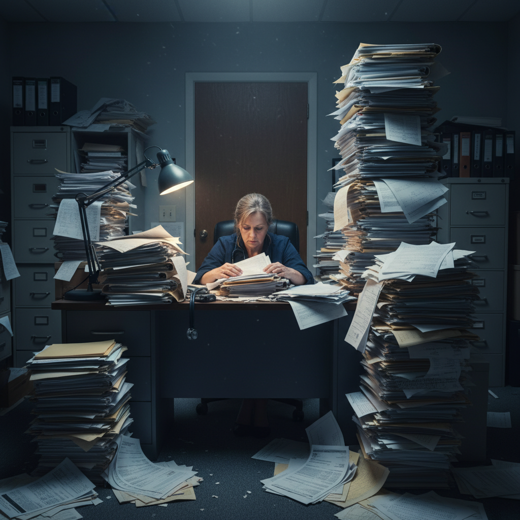 Your PEI doctor is buried in paperwork, not patients.