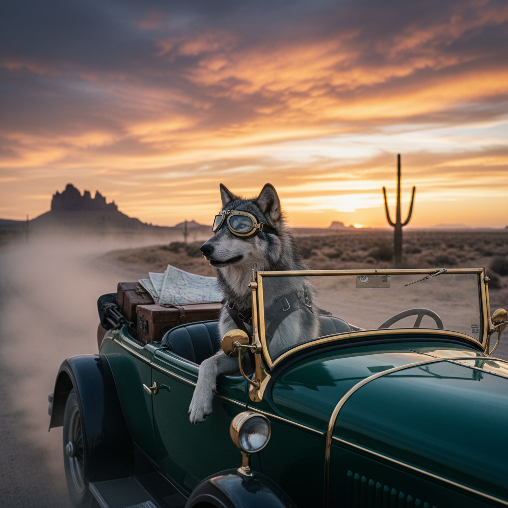 Your celebrity wolf just took a road trip, like, 100 years in the making.
