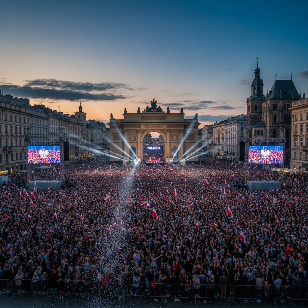 Tens of thousands just packed Polonia. Did you see it?