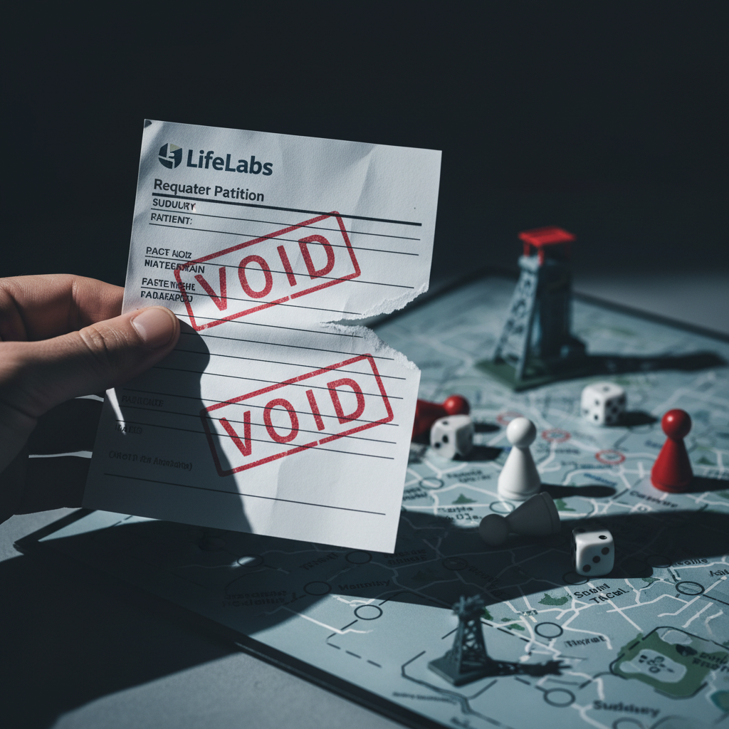 LifeLabs is playing games with your Sudbury tests.