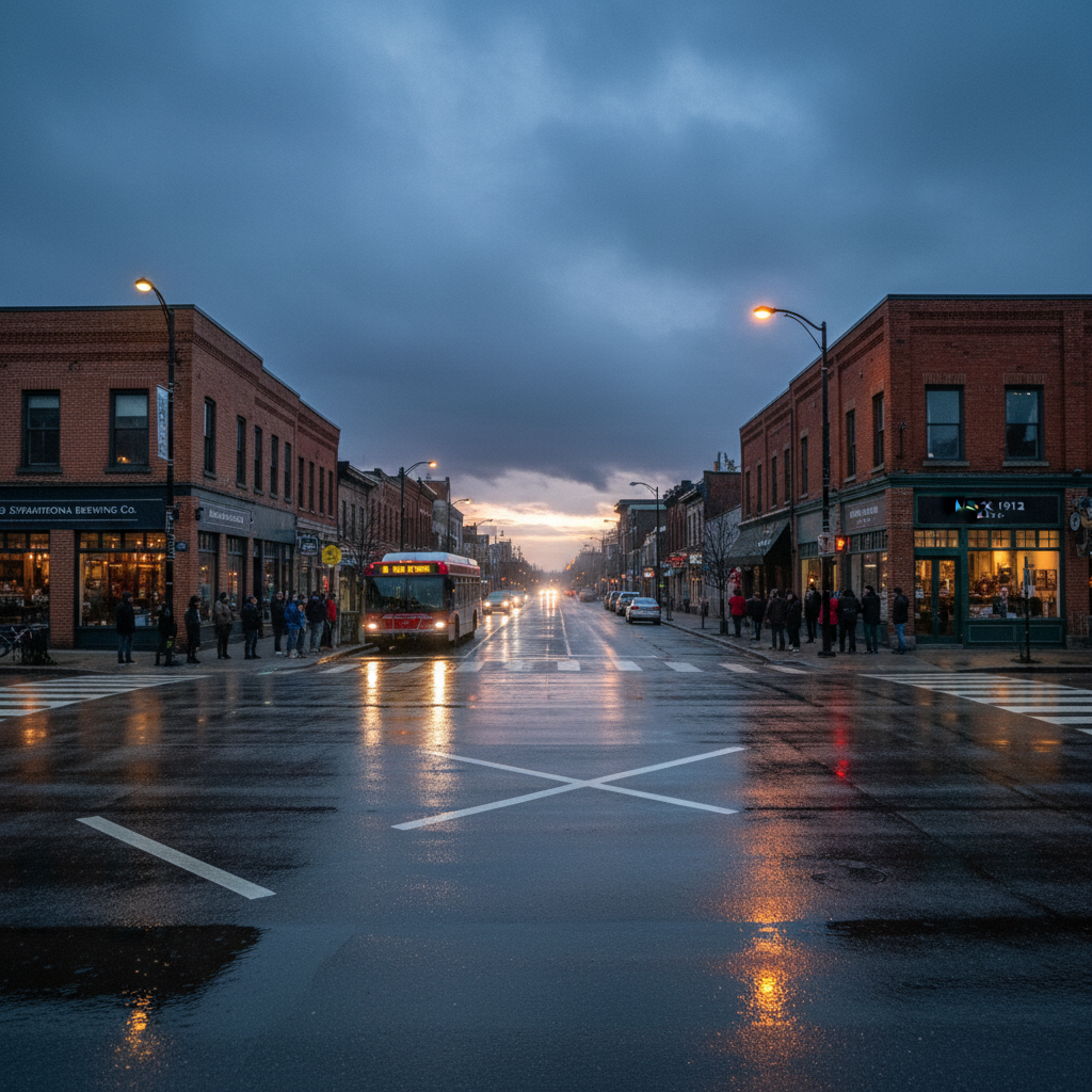 Edmonton's Whyte Ave scramble crosswalks are gone again.