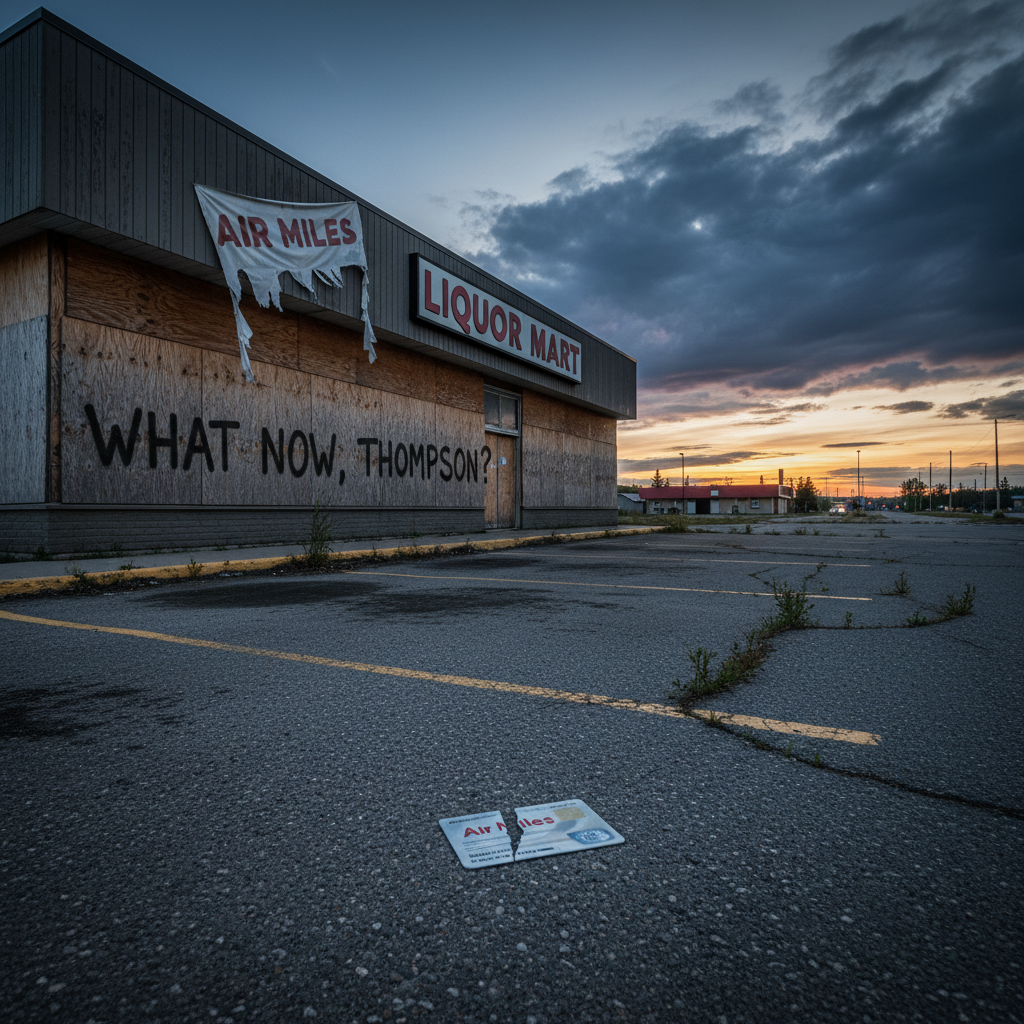 Your Liquor Mart Air Miles are dead. What now, Thompson?