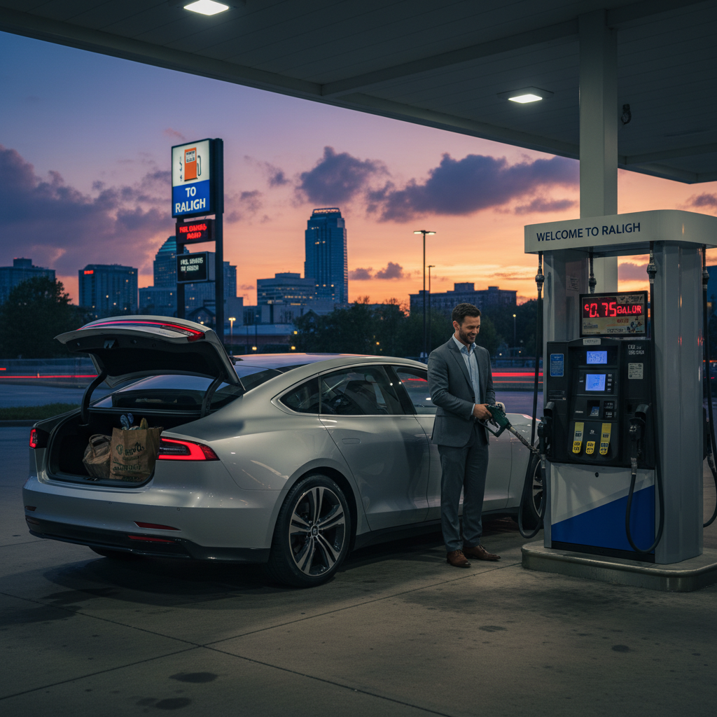 Raleigh, your gas money might actually stretch further.