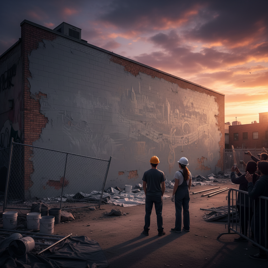 Your favorite OST/South Union mural just vanished