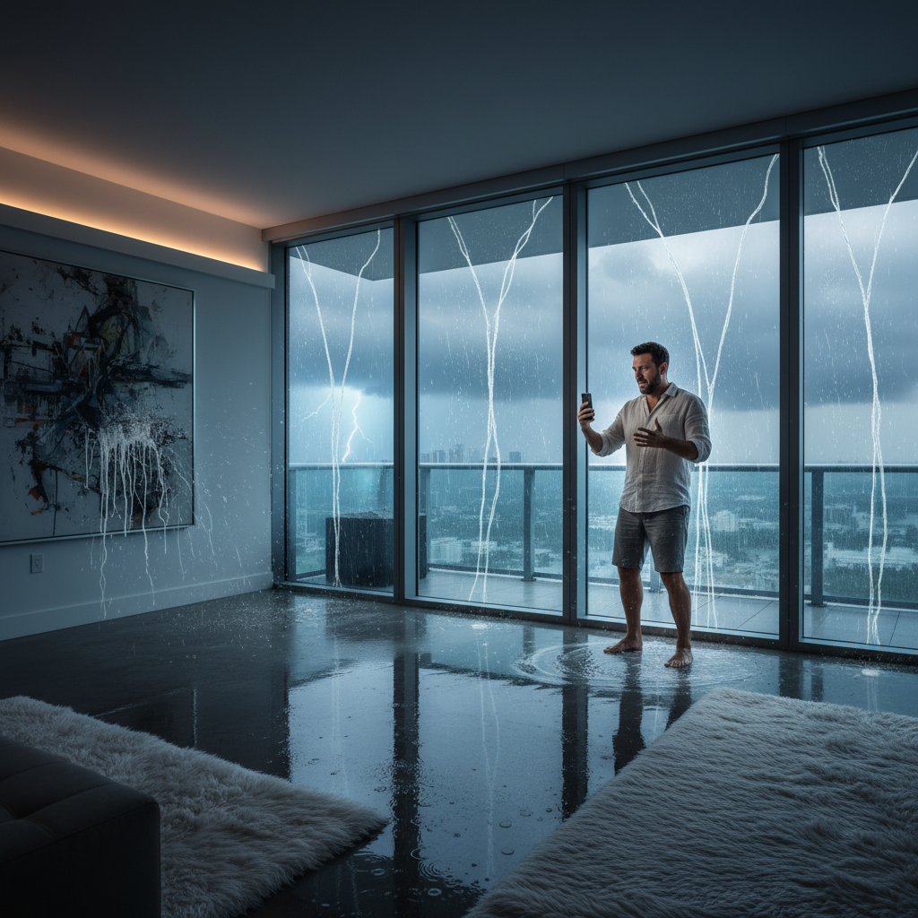 Your new Miami windows are leaking, bro.
