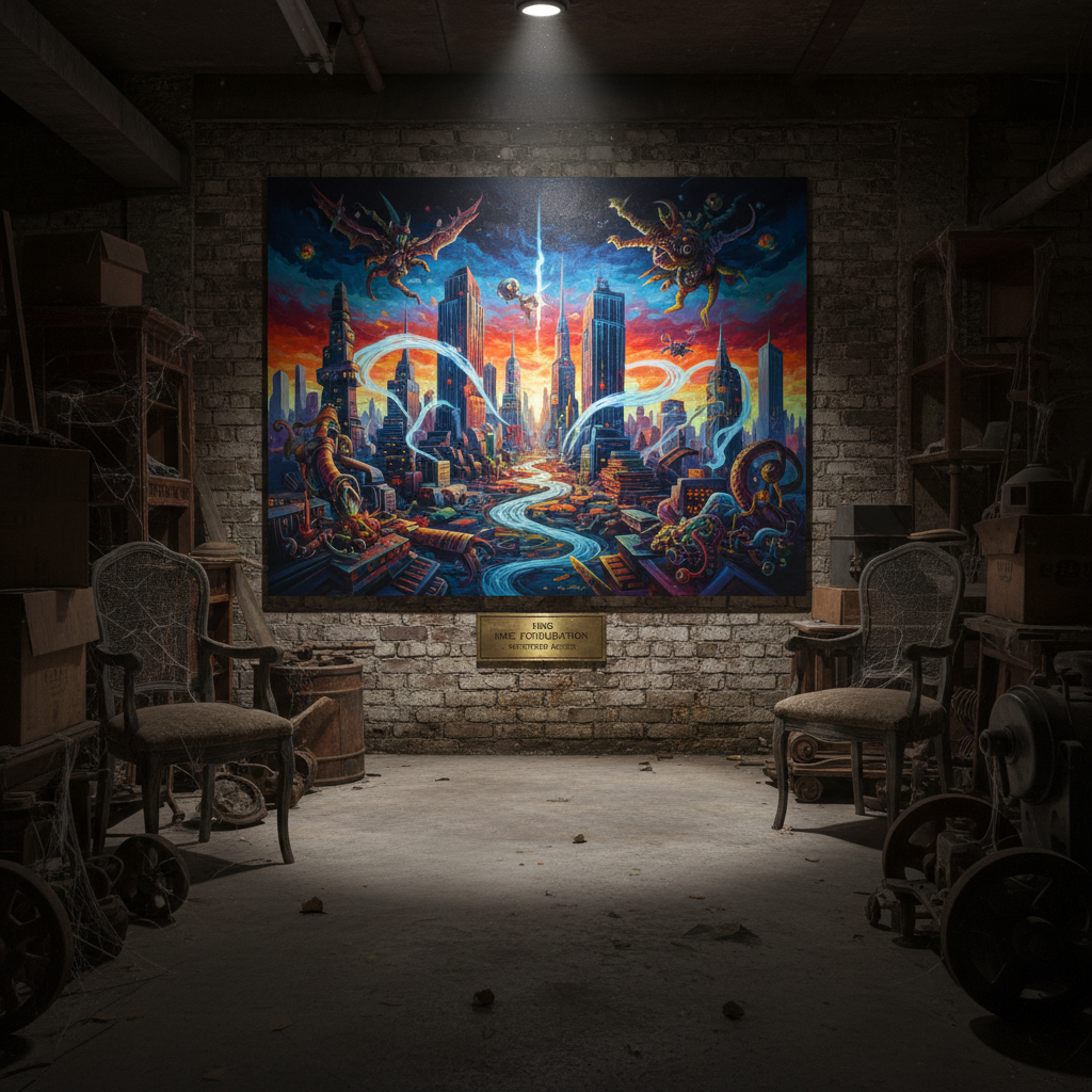 HBC's basement hid a wild painting. Your city has secrets.