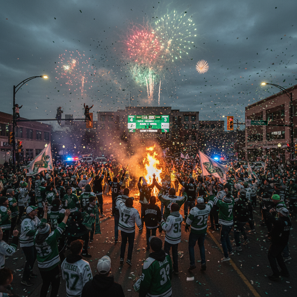 Your Blades just won Game 7. Get ready for Prince Albert mayhem.