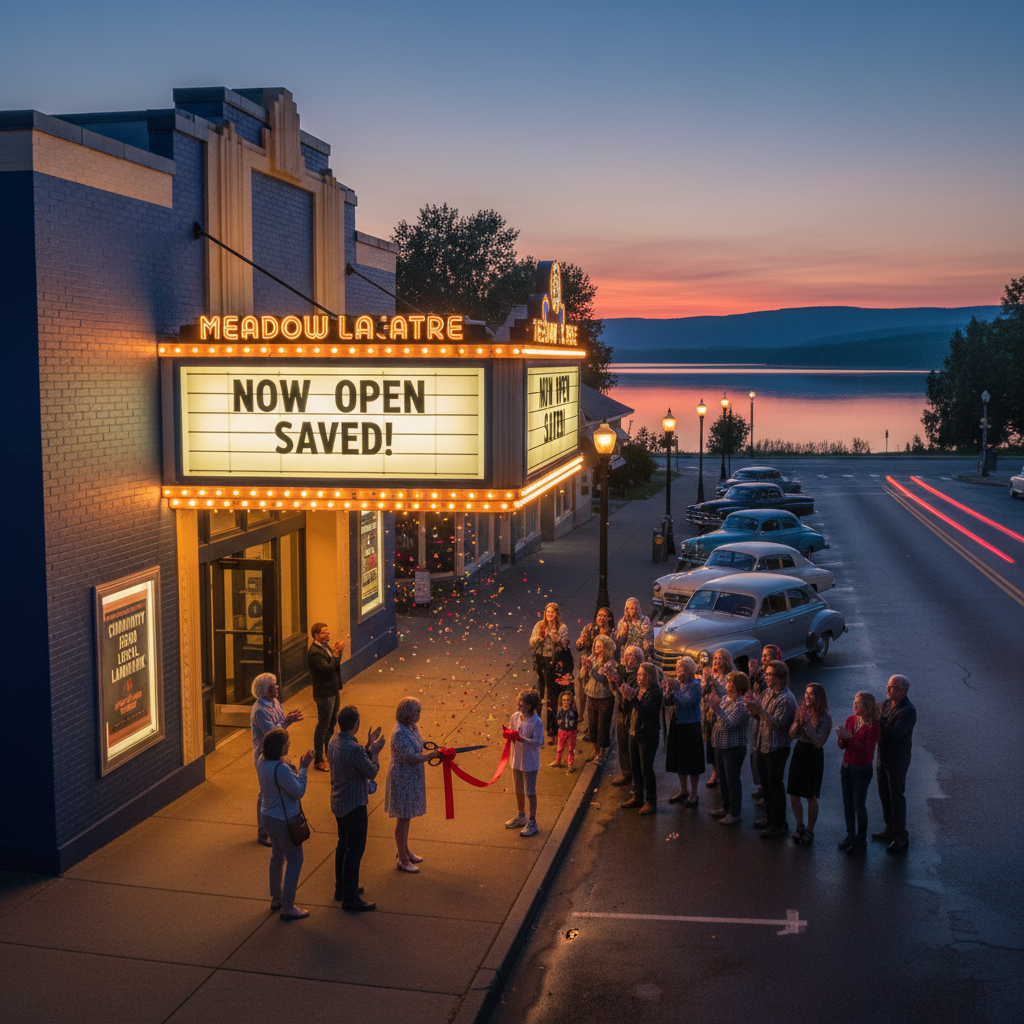 Someone just saved the old Meadow Lake movie theatre