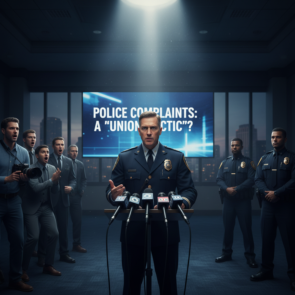 Your police chief just called officer complaints a "union tactic." What?