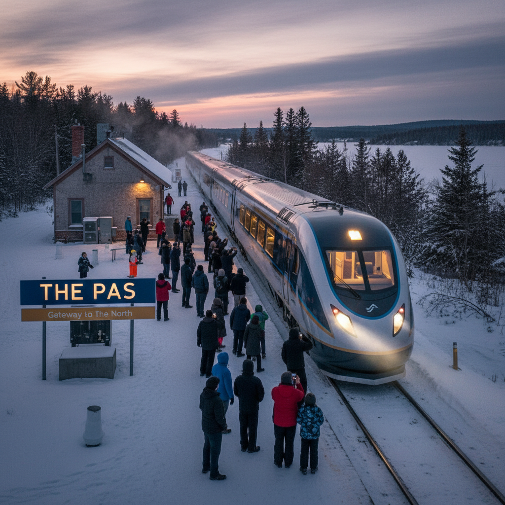 Canada's "flashiest new train" is coming to The Pas. Seriously.