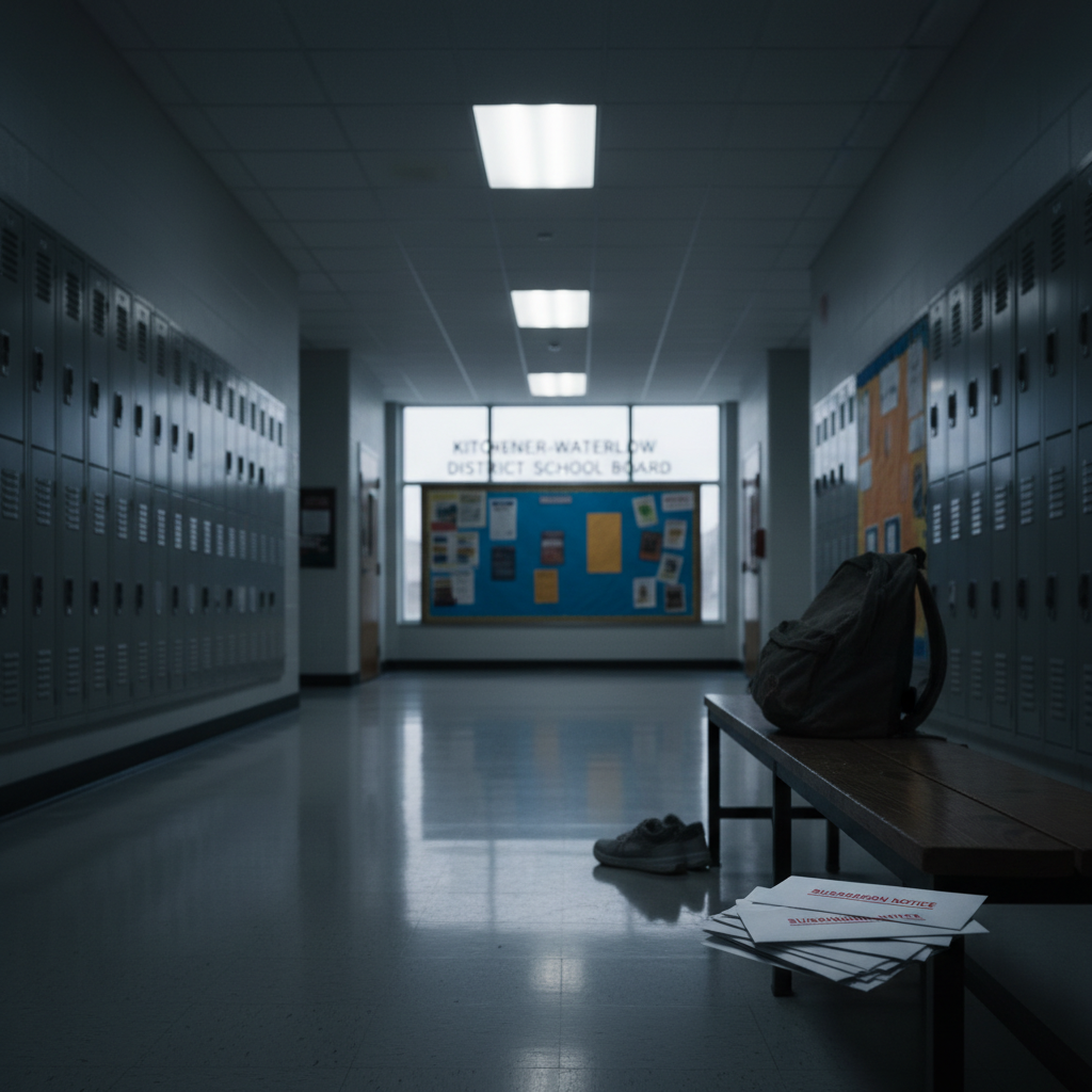 704 Kitchener-Waterloo kids just got suspended. Yours could be next.